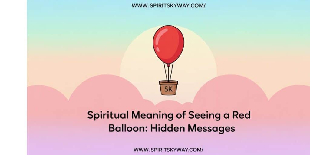 Spiritual Meaning Of Seeing A Red Balloon: Hidden Messages