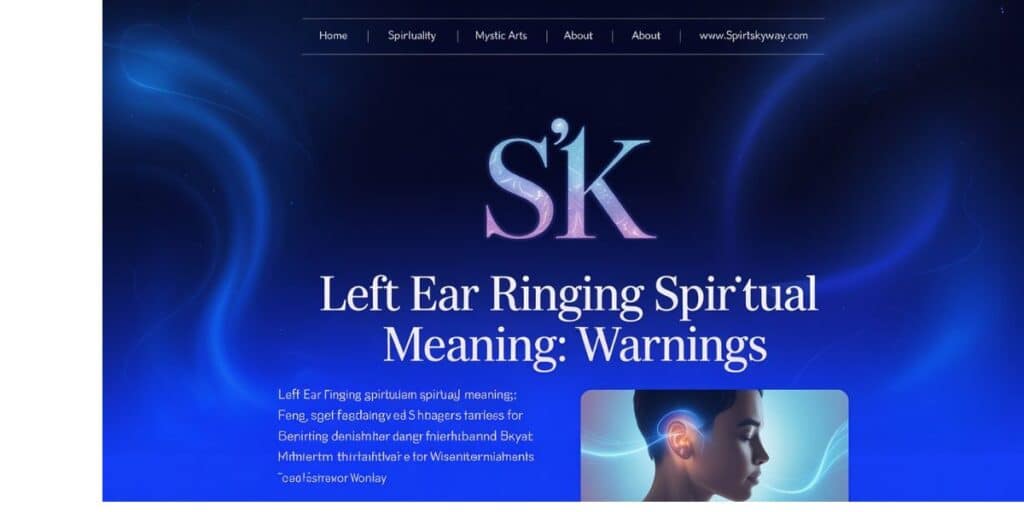 Left Ear Ringing Spiritual Meaning: Warnings