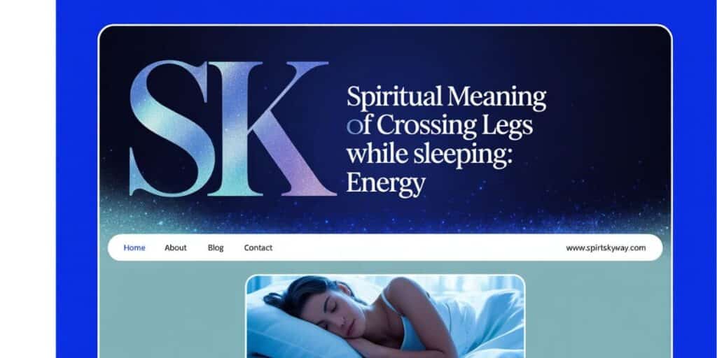 Spiritual Meaning of Crossing Legs While Sleeping: Energy
