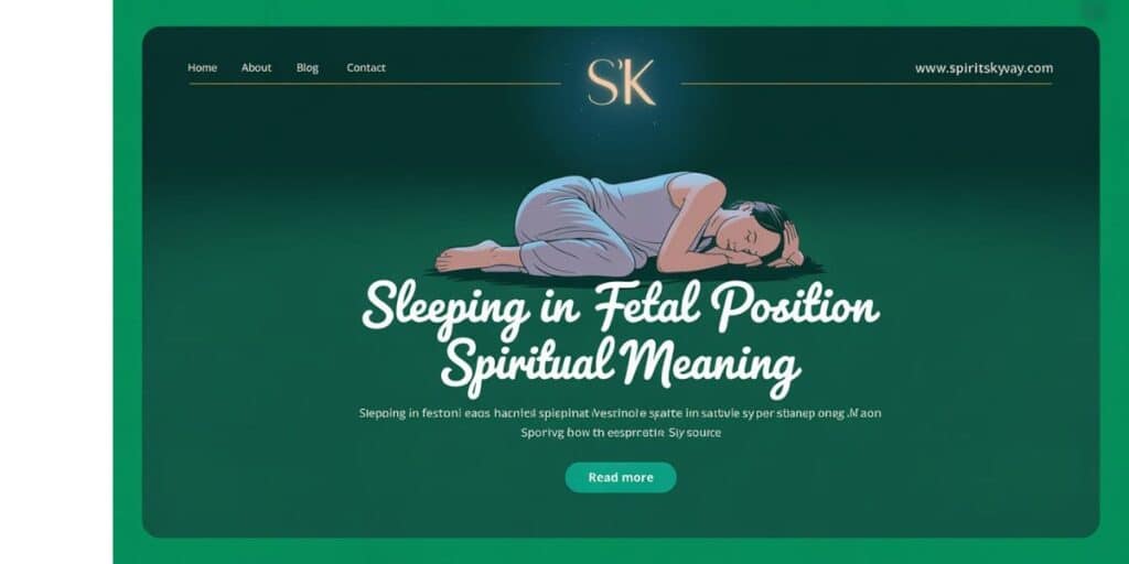 Sleeping in Fetal Position Spiritual Meaning: Inner Security