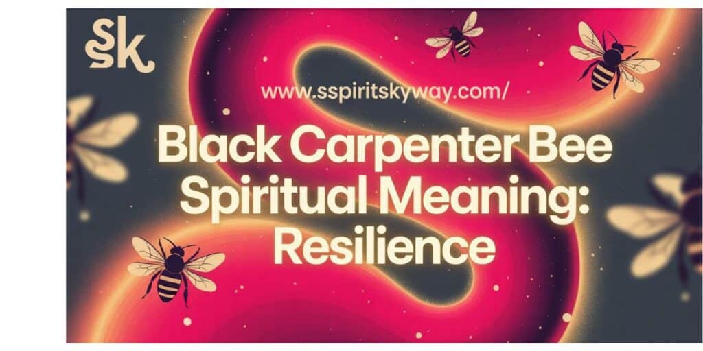 Black Carpenter Bee Spiritual Meaning: Resilience