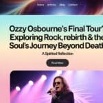 “Ozzy Osbourne’s Final Tour? Exploring Rock, Rebirth & the Soul’s Journey Beyond Death”