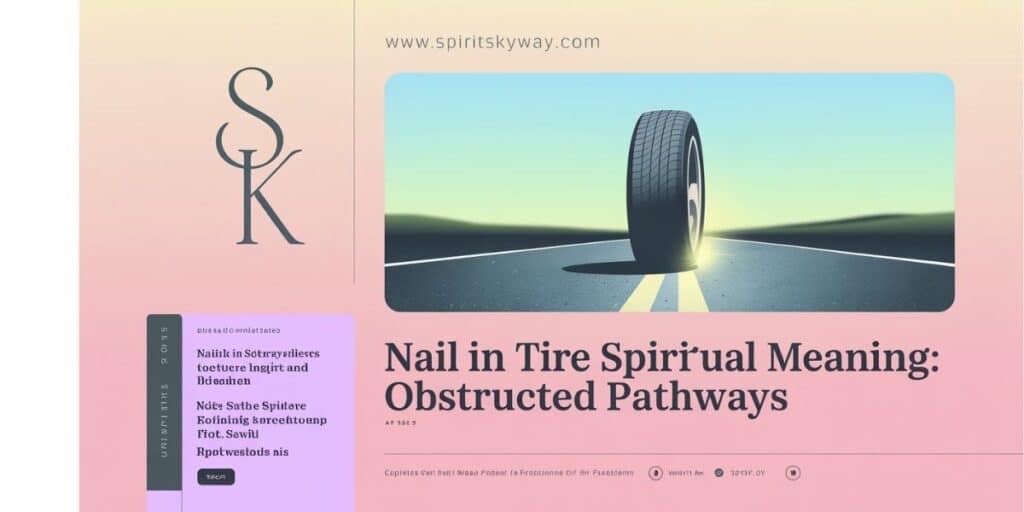 Nail in Tire Spiritual Meaning: Obstructed Pathways