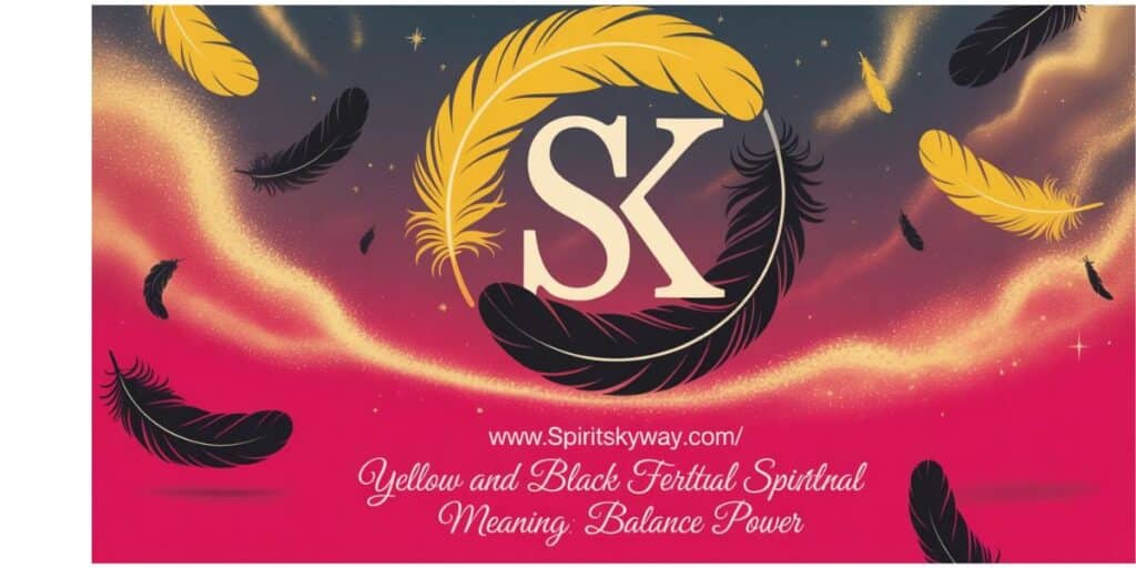 Yellow and Black Feather Spiritual Meaning: Balance Power