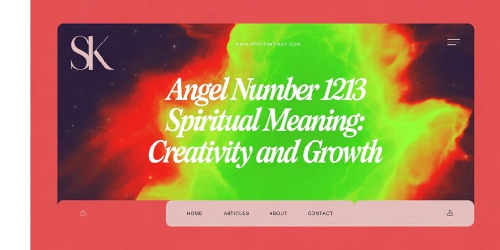 Angel Number 1213 Spiritual Meaning: Creativity and Growth