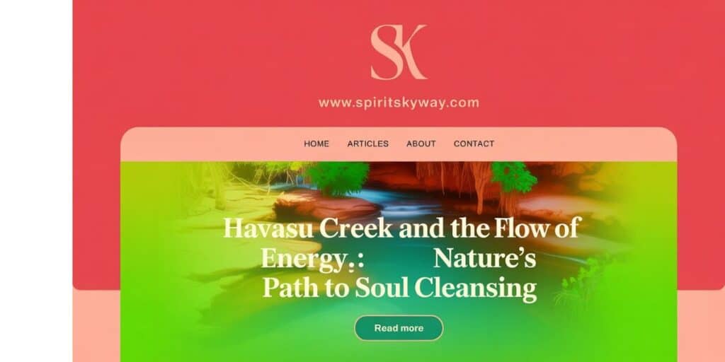Havasu Creek and the Flow of Energy: Nature’s Path to Soul Cleansing