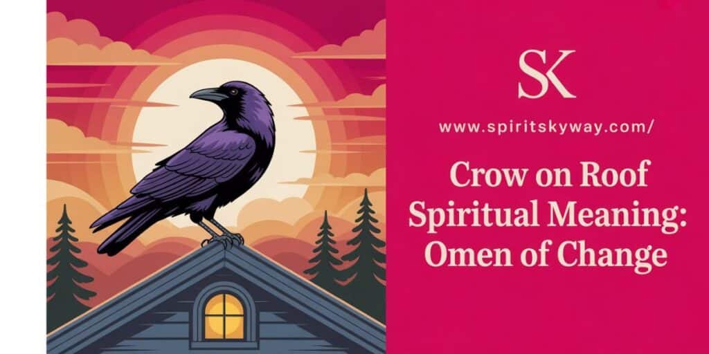Crow on Roof Spiritual Meaning: Omen of Change