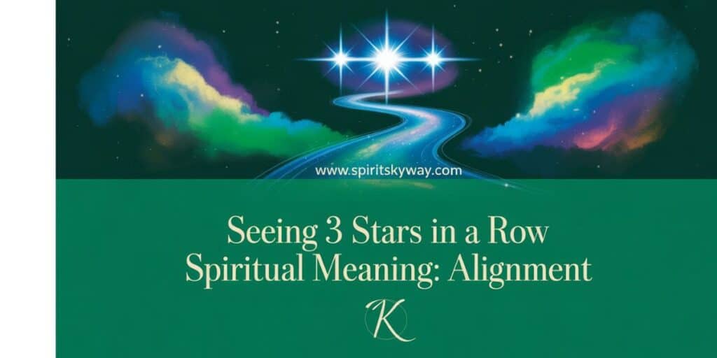 Seeing 3 Stars in a Row Spiritual Meaning: Alignment