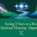 Seeing 3 Stars in a Row Spiritual Meaning: Alignment