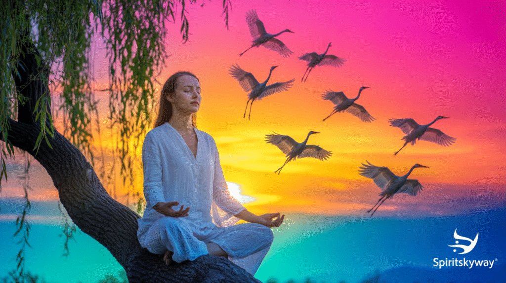 Spiritual Meaning of White Crane: Grace, Longevity, and Spiritual Awakening