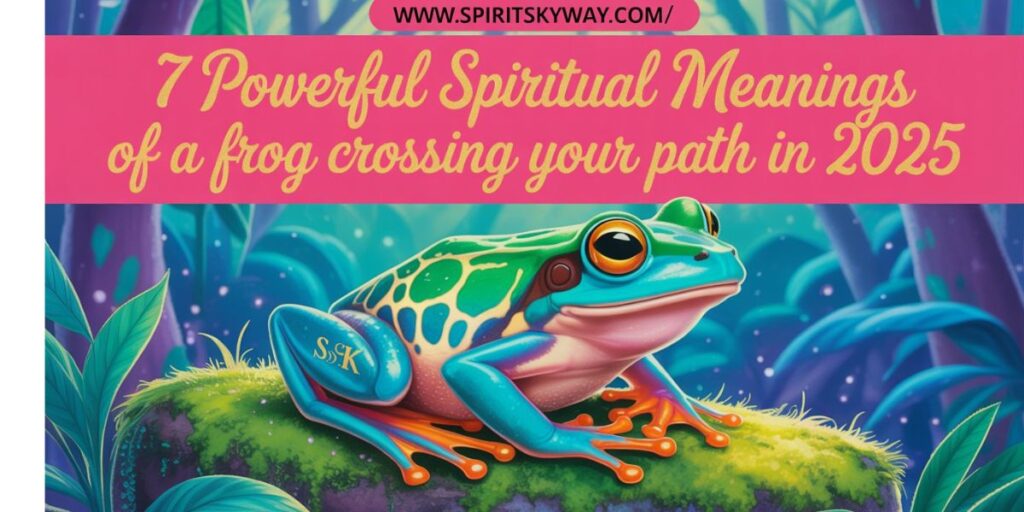 7 Powerful Spiritual Meanings of a Frog Crossing Your Path in 2025