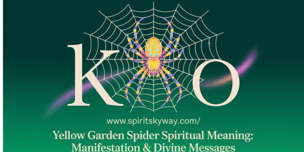Yellow Garden Spider Spiritual Meaning: Manifestation & Divine Messages