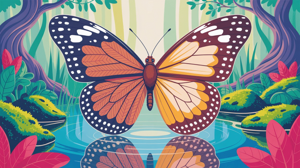 The Spiritual Meaning of a Brown and White Butterfly: Symbolism of Balance, Transformation, and Spiritual Protection