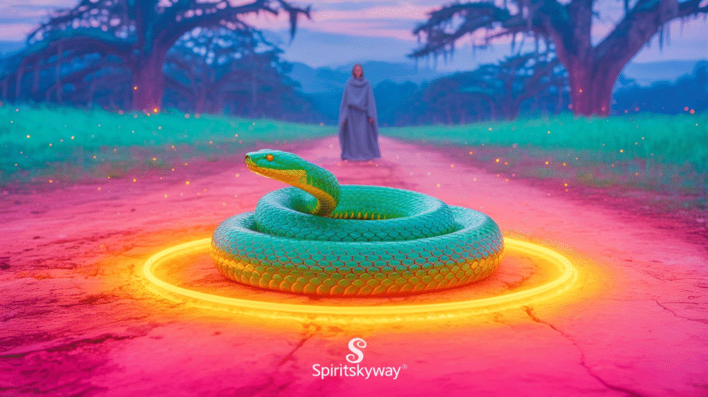 Spiritual Meaning of a Snake Crossing Your Path: Transformation and Intuition