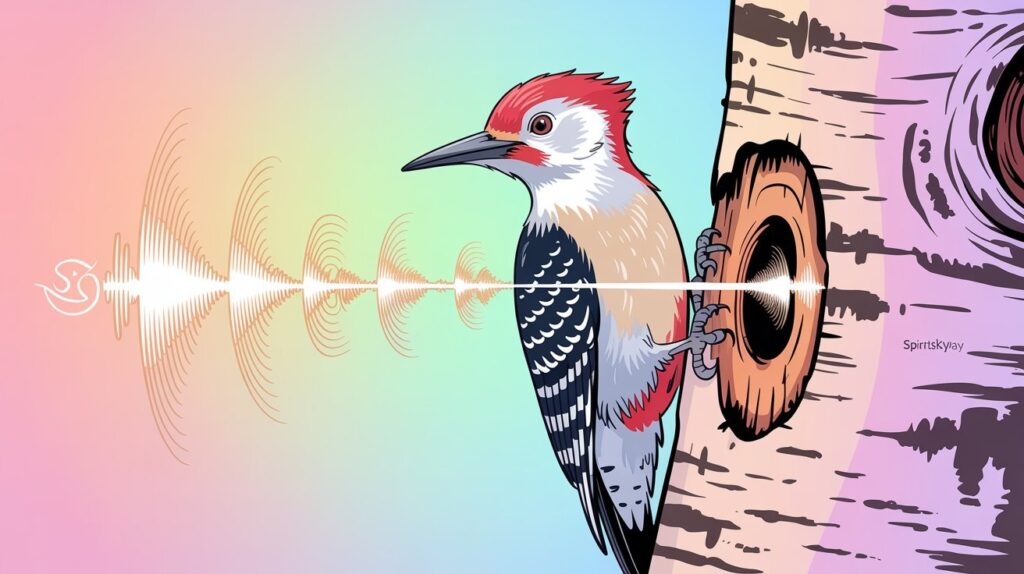 Red Bellied Woodpecker Symbolism of Communication