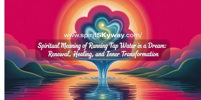 Spiritual Meaning of Running Tap Water in a Dream: Renewal, Healing, and Inner Transformation
