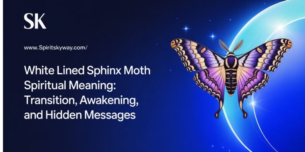 White Lined Sphinx Moth Spiritual Meaning: Transition, Awakening, and Hidden Messages