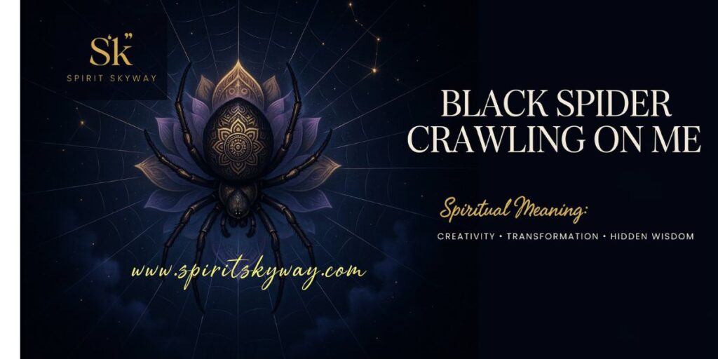 Black Spider Crawling on Me Spiritual Meaning: Creativity, Transformation, and Hidden Wisdom
