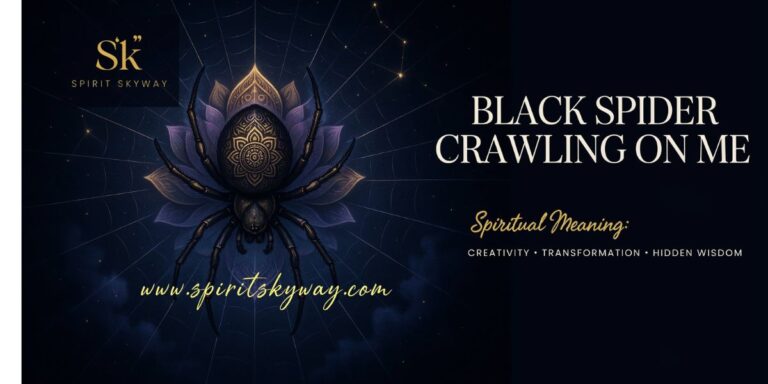 Black Spider Crawling on Me Spiritual Meaning: Creativity, Transformation, and Hidden Wisdom